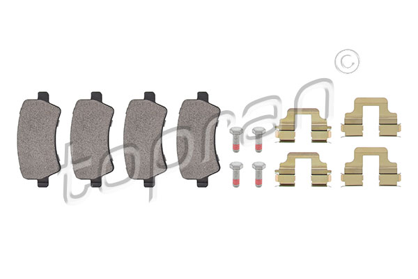 Klocki hamulcowe TOPRAN 304 763