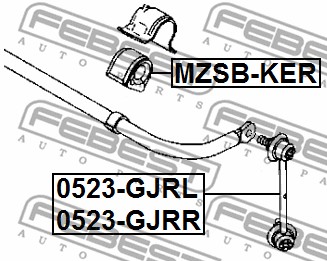 Łącznik stabilizatora FEBEST 0523-GJRL