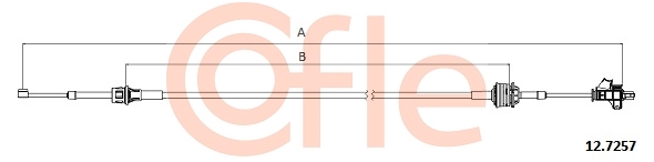 Linka dźwigni zmiany biegów COFLE 92.12.7257