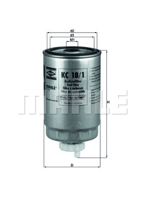 Filtr paliwa KNECHT KC 18/1