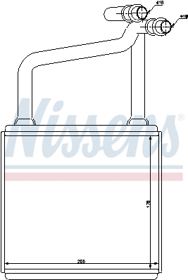Nagrzewnica NISSENS 72031