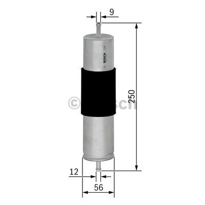 Filtr paliwa BOSCH F 026 402 066