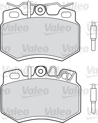 Klocki hamulcowe VALEO 540504