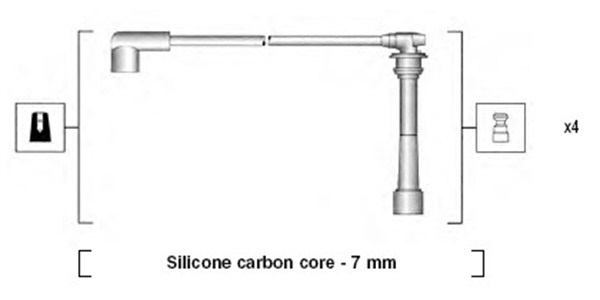 Przewody zapłonowe MAGNETI MARELLI 941295130884