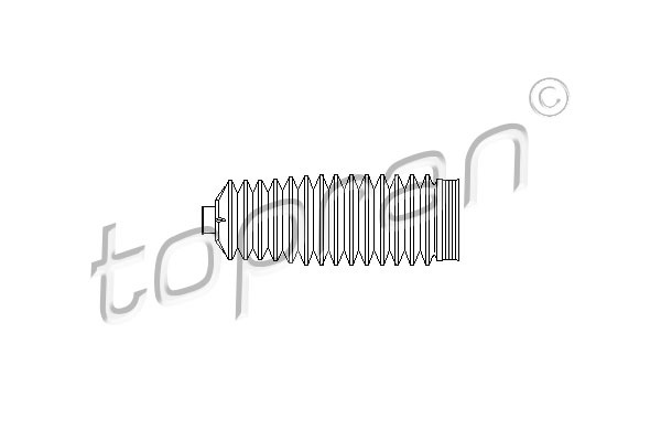 Osłona drążka kierowniczego TOPRAN 501 430