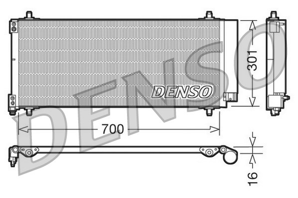 Skraplacz klimatyzacji DENSO DCN21027