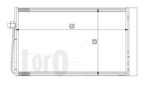 Skraplacz klimatyzacji ABAKUS 004-016-0018