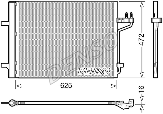 Skraplacz klimatyzacji DENSO DCN10047