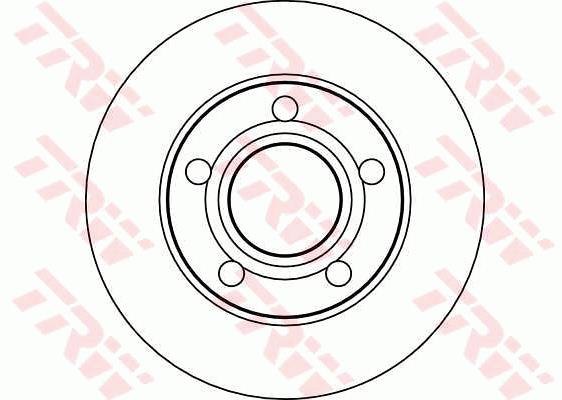 Tarcza hamulcowa TRW DF4026
