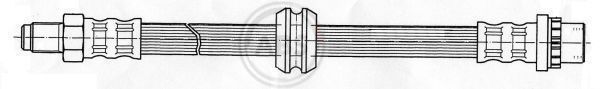 Przewód hamulcowy elastyczny A.B.S. SL 5223