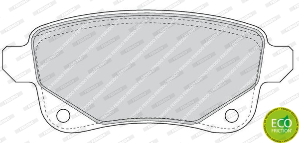 Klocki hamulcowe FERODO FDB4435