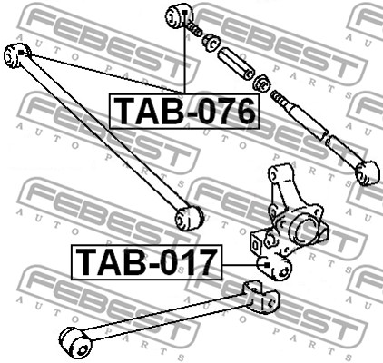Tuleja wahacza FEBEST TAB-076