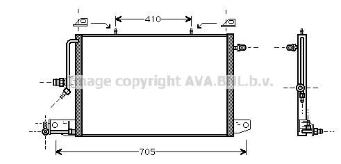 Skraplacz klimatyzacji AVA QUALITY COOLING AI5117