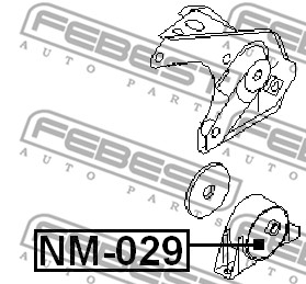 Poduszka silnika FEBEST NM-029