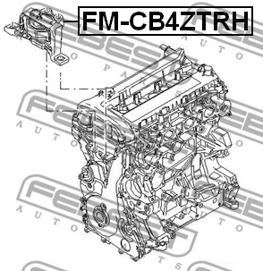 Poduszka silnika FEBEST FM-CB4ZTRH