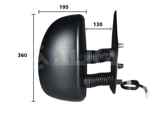 Lusterko zewnętrzne ALKAR 9240921