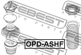 Dystans gumowy FEBEST OPD-ASHF