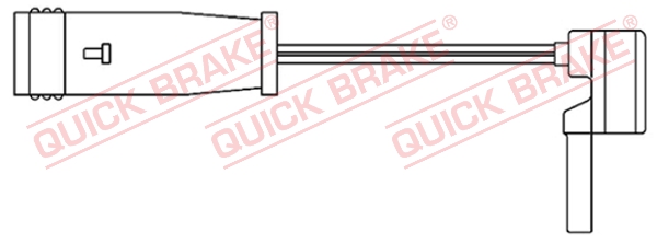 Czujnik zużycia klocków QUICK BRAKE WS 0196 A