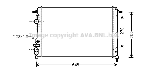 Chłodnica AVA QUALITY COOLING RTA2241