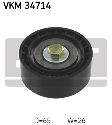 Rolka prowadząca paska osprzętu SKF VKM 34714