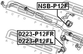 Łącznik stabilizatora FEBEST 0223-P12FR