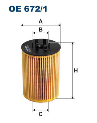 Filtr oleju FILTRON OE672/1