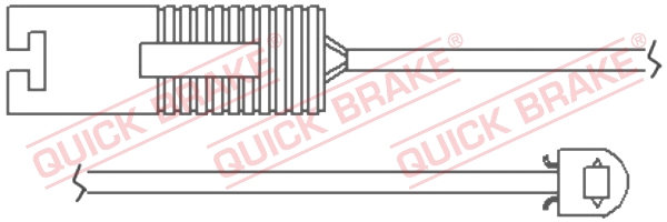 Czujnik zużycia klocków QUICK BRAKE WS 0106 B