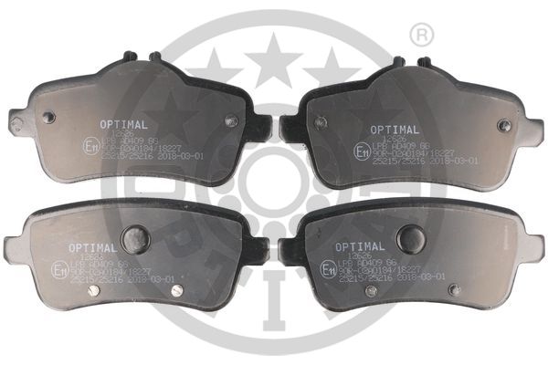 Klocki hamulcowe OPTIMAL BP-12626