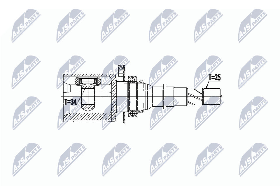 Filtr sadzy / filtr cząstek stałych, układ wydechowy NTY DPF-KA-000