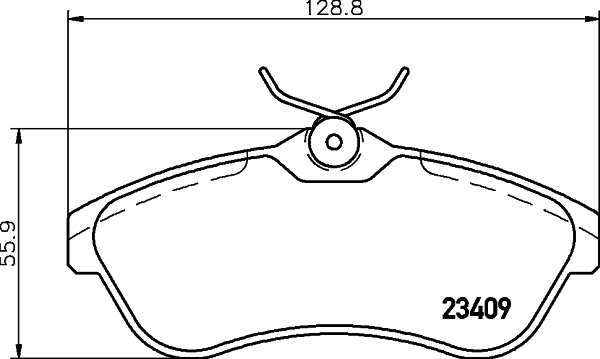 Klocki hamulcowe HELLA 8DB 355 009-321