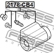 Cylinderek FEBEST 2178-CB4