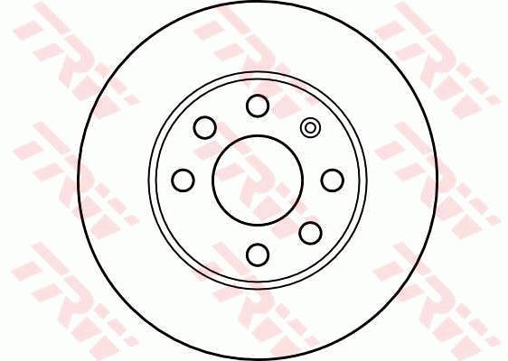 Tarcza hamulcowa TRW DF4236