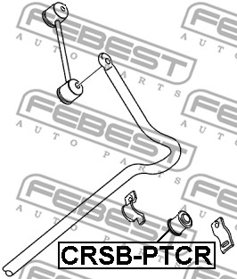 Guma stabilizatora FEBEST CRSB-PTCR