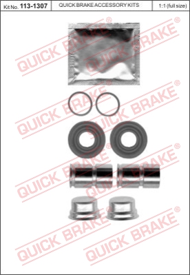 Zestaw naprawczy zacisk hamulcowy QUICK BRAKE 113-1307