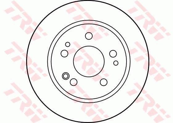 Tarcza hamulcowa TRW DF1584