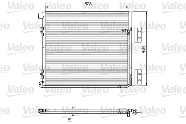 Skraplacz klimatyzacji VALEO 815060