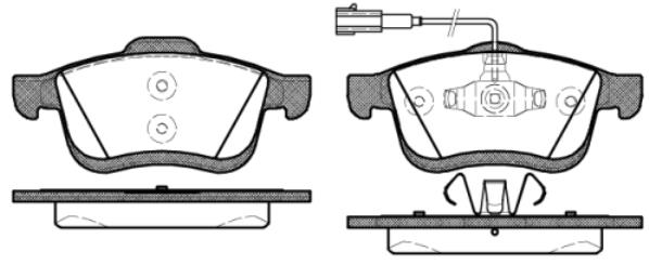 Klocki hamulcowe REMSA 1183.22