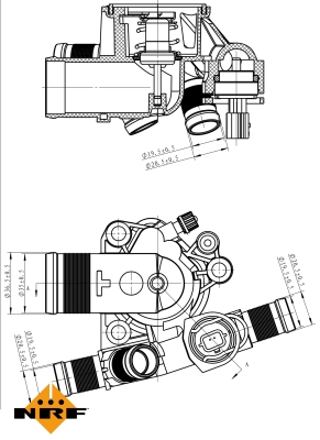 Termostat NRF 725051