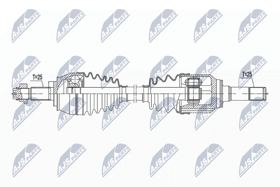 Filtr sadzy / filtr cząstek stałych, układ wydechowy NTY DPF-SU-001