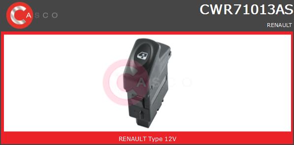 Przełącznik podnośnika szyby CASCO CWR71013AS
