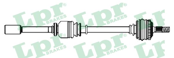 Półoś napędowa LPR DS52241