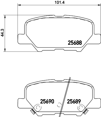 Klocki hamulcowe HELLA 8DB 355 020-291