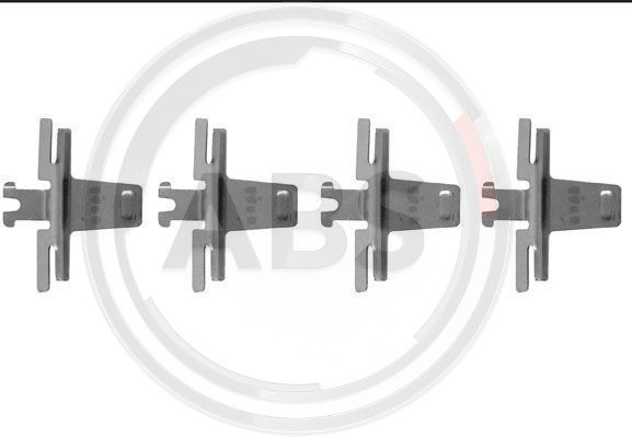 Zestaw akcesoriów montażowych  klocków hamulcowych A.B.S. 1018Q
