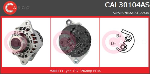 Alternator CASCO CAL30104AS