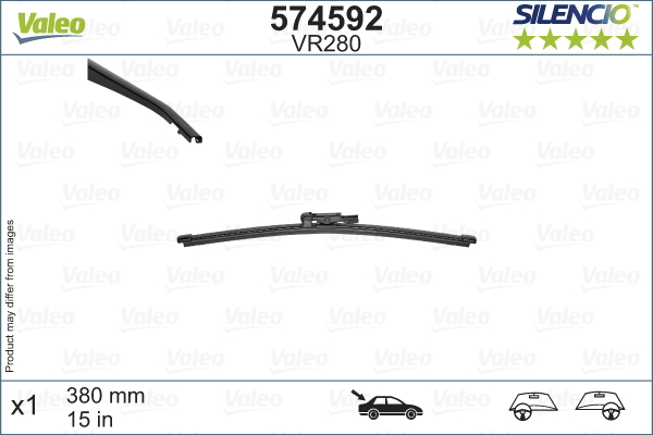 Pióro wycieraczki VALEO 574592