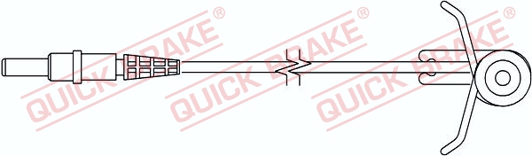 Czujnik zużycia klocków QUICK BRAKE WS 0186 A