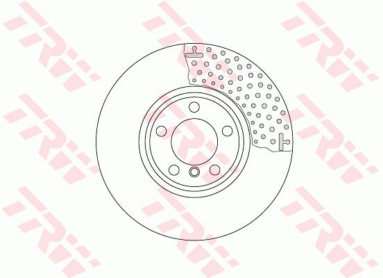 Tarcza hamulcowa TRW DF6603S