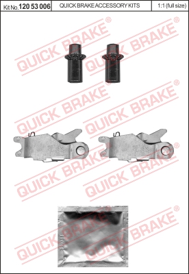 Zestaw naprawczy rozpieracza QUICK BRAKE 120 53 006