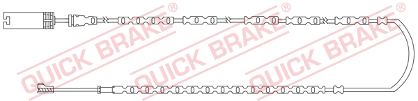 Czujnik zużycia klocków QUICK BRAKE WS 0287 A