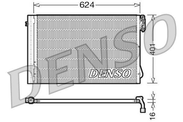 Skraplacz klimatyzacji DENSO DCN05011